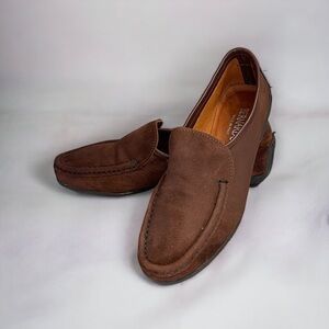 Bernardo Italian Brown Suede Driving Moccasins Loafers Size 8.5 Women’s slip on